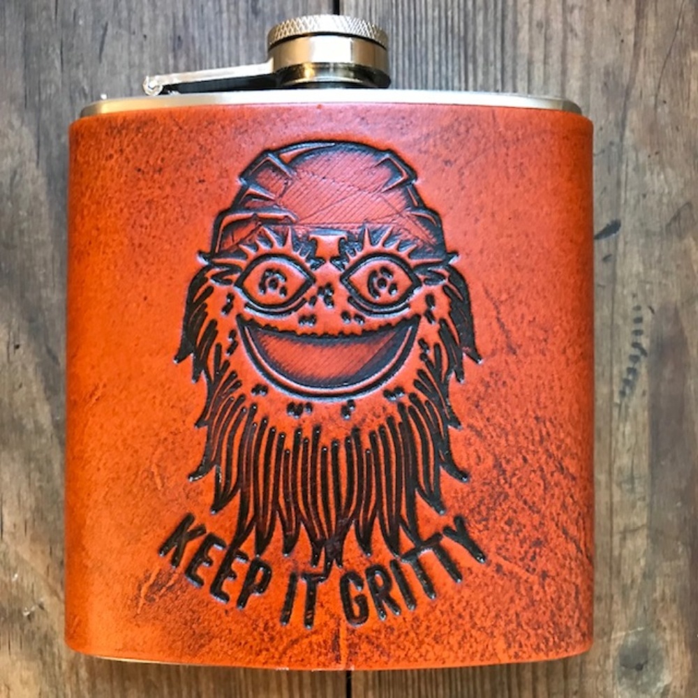 NEW Gritty Mascot Philadelphia Flyers Flask 6 oz.